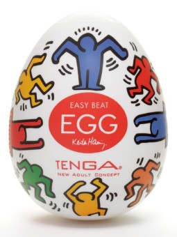 imports Tenga Egg Dance by Keith Haring Cet oeuf de masturbation de la firme japonaise Tenga est un masturbateur en forme d'oeuf
