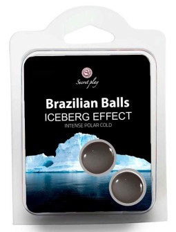 imports 2 Brazilian balls Effet Iceberg Ingrédients : Helianthus Annuus Seed Oil, Menthol, Eucalyptus Globulus Leaf Oil, Tocophe