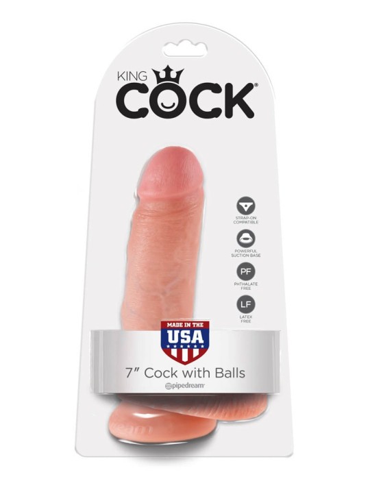 Realistic gods Realistic god King Cock 16 x 4.6 cm This realistic dildo is a brand sex toy King Cock. It is made from a soft and