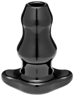 Tunnels Anal Plugs Double Tunnel Extra-Large Black Plug 14 x 7.6cm Double Tunnel Extra wide anal plug that we offer on gay sexsh