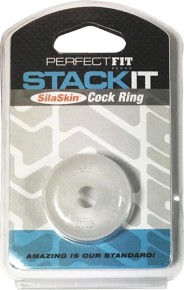 imports Cock Ring Stack It Clear L'anneau de sexe Stack It de la marque Perfect Fit est un cock ring en silicone qui fait partie