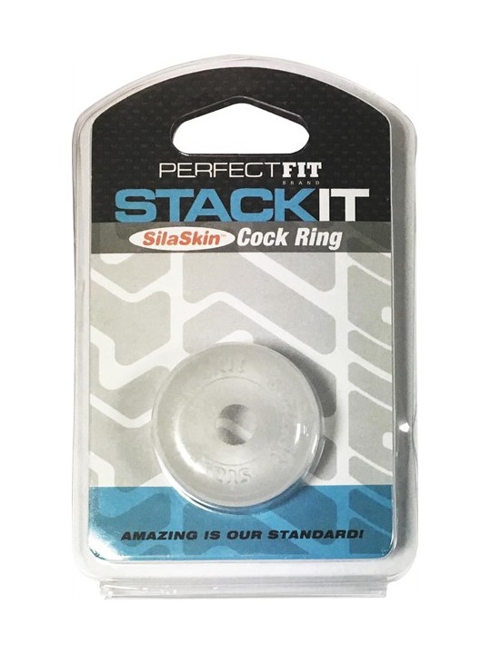 imports Cock Ring Stack It Clear L'anneau de sexe Stack It de la marque Perfect Fit est un cock ring en silicone qui fait partie