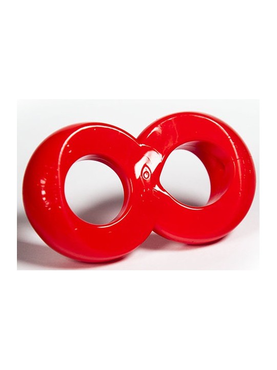 imports Zizi Cosmic Cock Ring Rouge Double anneau profilé, le Cosmic Ring offre de nombreuses possibilités, pouvant de bien des 
