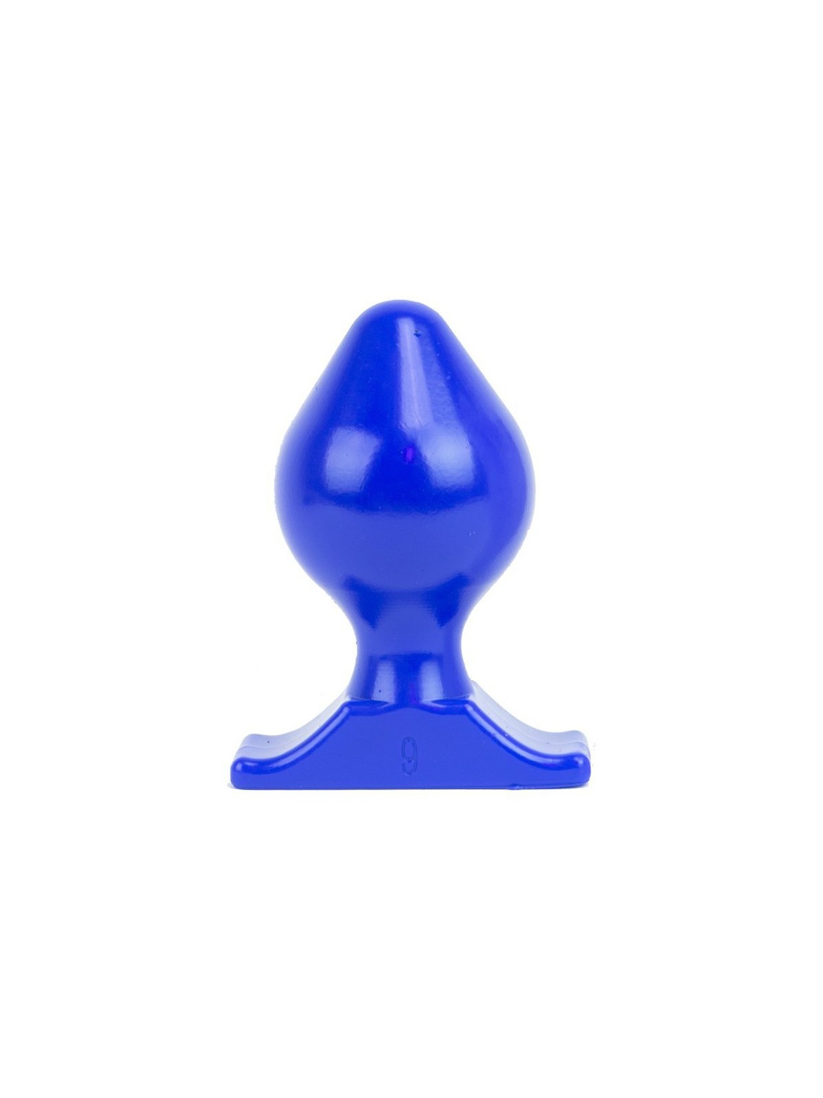 imports Plug XL All Blue 14x9cm Le Plug XL All Blue est un plug gay large de 9cm au maximum avec une forme arrondie volumineuse.