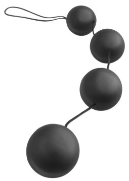 imports Boules anales Vibro 3.2 cm Noir Ces boules anales sont appelées Vibro car elles possèdent une bille lourde à l'intérieur