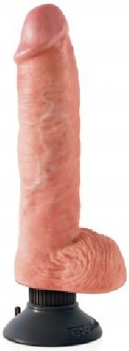 Realistic gods Gode vibrant with Balls King Cock 20.5 x 5.7 cm The vibrating dildo King Cock there are several versions on the g