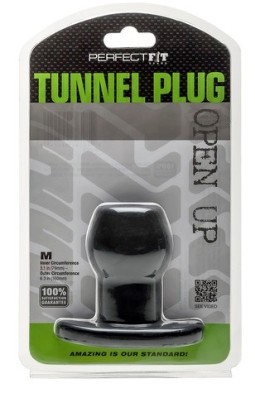 imports Ass Tunnel Plug Silicone Noir Medium 7 x 5.2 cm L'Ass Tunnel Plug en silicone de la marque Perfect Fit est un sextoy ori