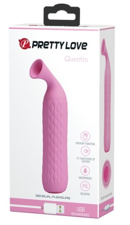imports Stimulateur de clitoris Quentin Pretty Love Rose Quentin est un stimulateur rechargeable via un câble USB qui vous est f