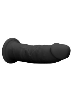 Realistic gods Realrock silicone dildo 14.5 x 3.7 cm This silicone dildo from the Realrock brand is a black sex toy designed wit