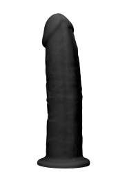 Realistic gods Realrock silicone dildo 14.5 x 3.7 cm This silicone dildo from the Realrock brand is a black sex toy designed wit