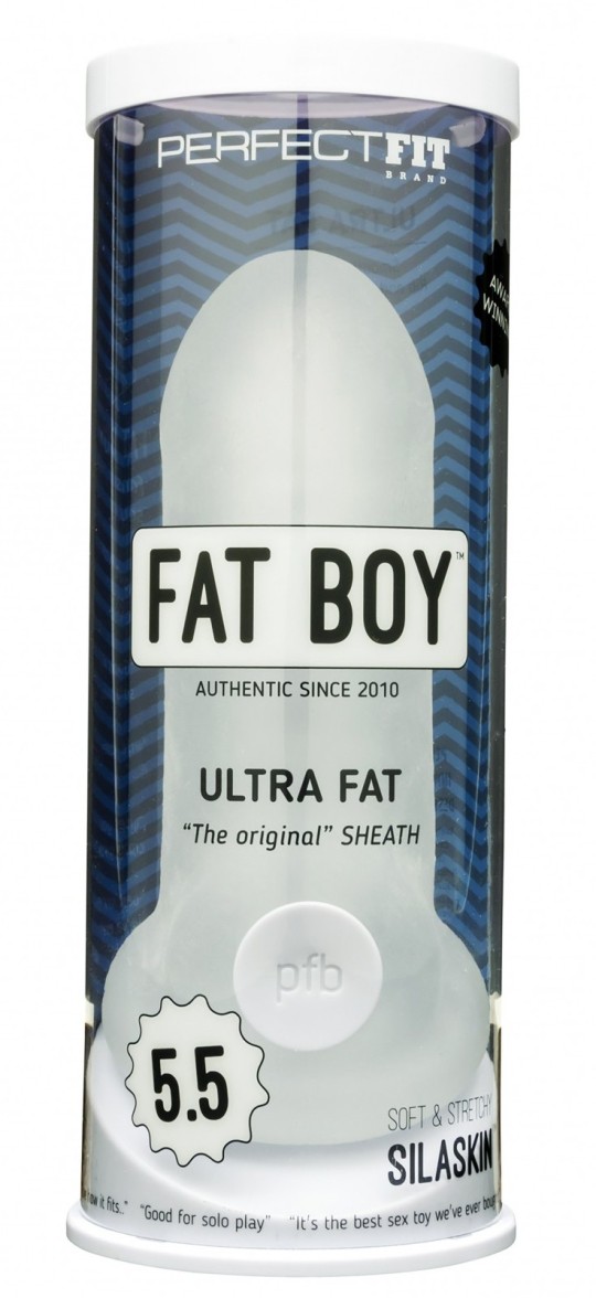 Rallonge de Pénis Gaine à pénis Fat Boy Original 14 cm - Largeur + 2.5cm Cette gaine à pénis Fat Boy est conçue avec une forme p