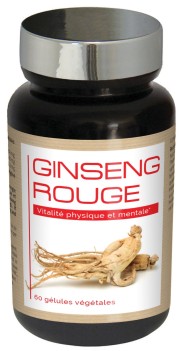 imports Ginseng Rouge 60 Gélules Aide à maintenir les capacités physiques et mentales en cas de faiblesse, fatigue, épuisement, 