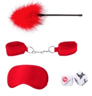 imports Kit d'introduction au SM N°2 Rouge Ce kit BDSM est composé d'accessoires idéals pour découvrir les plaisirs de la soumis
