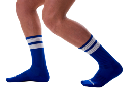 imports Chaussettes Gym Socks Bleu-Blanc Composition : 80% Coton 18% Polyamide 2% Élasthanne 34,01 €