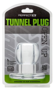 Plugs Anal Tunnels Plug Tunnel Large Transparent 7.6 x 6.2 cm Ce plug tunnel de la marque Perfect Fit est un sextoy idéal pour a