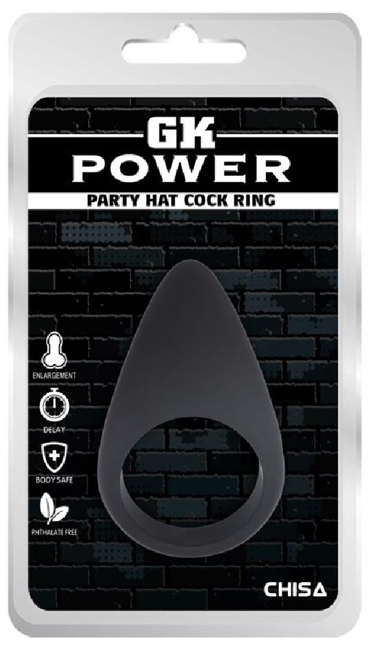 imports Cockring silicone Party Hat 44 mm Ce cockring en silicone est conçu avec une forme venant maintenir l'érection et stimul