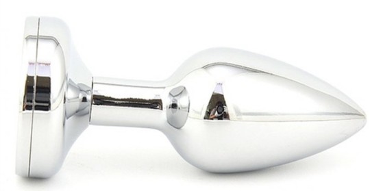 imports Plug bijou Light Colour M 7.5 x 3.3 cm Ce plug bijou est un sextoy en métal composé d'un bijou lumineux par LED colorée.