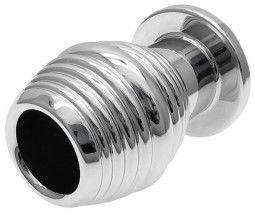 Sextoys en métal Metal Tunnel Plug Thread Hollow L 7 x 4.8cm This Thread Hollow metal plug is here in its L version. It is an an