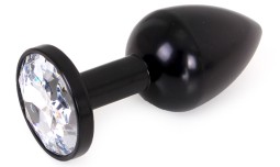 Anal Plugs Jewelry Anal Alu Gem light 6 x 2.8 cm Black This anal jewelry plug from the brand Kiotos is an ideal sex toy to give 