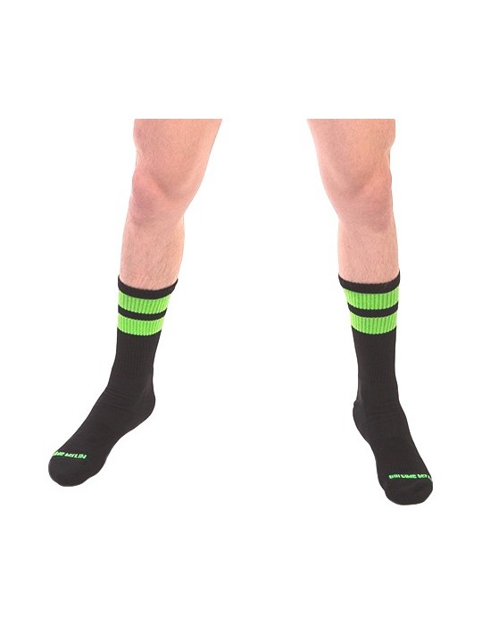 imports Chaussettes Gym Socks Vert fluo Ces chaussettes de la marque Barcode Berlin font partie de la gamme GYM SOCKS.Elles sont