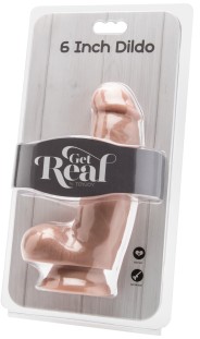Realistic gods Realistic god Get Real 13 x 4 cm The realistic dildo Get Real is a sex toy designed with a beautiful curved shape