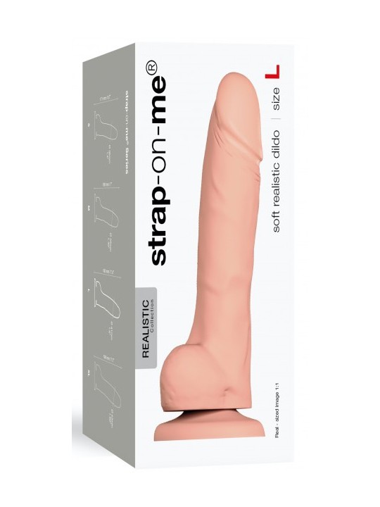 Realistic gods Realistic soft l 15 x 4cm The dildo adapts to the strap harness. Tips: Use a water-based lubricant 81,56 €