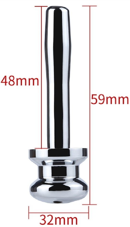 imports Plug pénis percé Hollow 5cm - Diamètre 9mm Conseils d'utilisation: Utiliser un gel stérile Nettoyer avant et après utili
