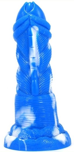 imports Gode Nox 18 x 6cm Bleu-Blanc Conseils d'utilisation : Nettoyer avant et après usage Utiliser un lubrifiant à base d'eau 