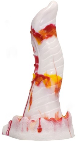 imports Gode Lizard 20 x 5cm Blanc-Orange Conseils d'utilisation : Nettoyer avant et après usage Utiliser un lubrifiant à base d