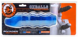 Rallonge de Pénis Gaine de pénis Oxballs Invader 13 x 5cm Bleue Conseils d'utilisation : Nettoyer avant et après usage Utiliser 