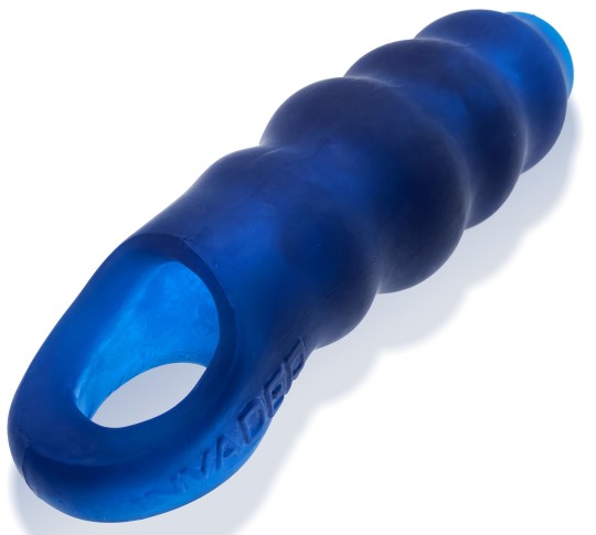 Rallonge de Pénis Gaine de pénis Oxballs Invader 13 x 5cm Bleue Conseils d'utilisation : Nettoyer avant et après usage Utiliser 