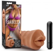 Gland Masturbators Realistic vibrating masturbator Isabella Bouche Composition : Made in TPE. No phthalate. Mini vibro in ABS. D