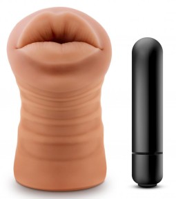 Gland Masturbators Realistic vibrating masturbator Isabella Bouche Composition : Made in TPE. No phthalate. Mini vibro in ABS. D