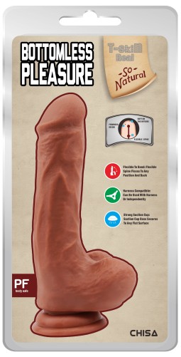 Bottomless Realistic god Bottomless Pleasure 15 x 4cm Latino Instructions for use: Clean after each use Preferably with a water-