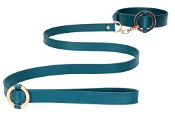 imports Collier-Laisse Halo Col Bleu Ce collier-laisse bleu est proposé par la marque Ouch!. Il est conçu avec le collier ajusta