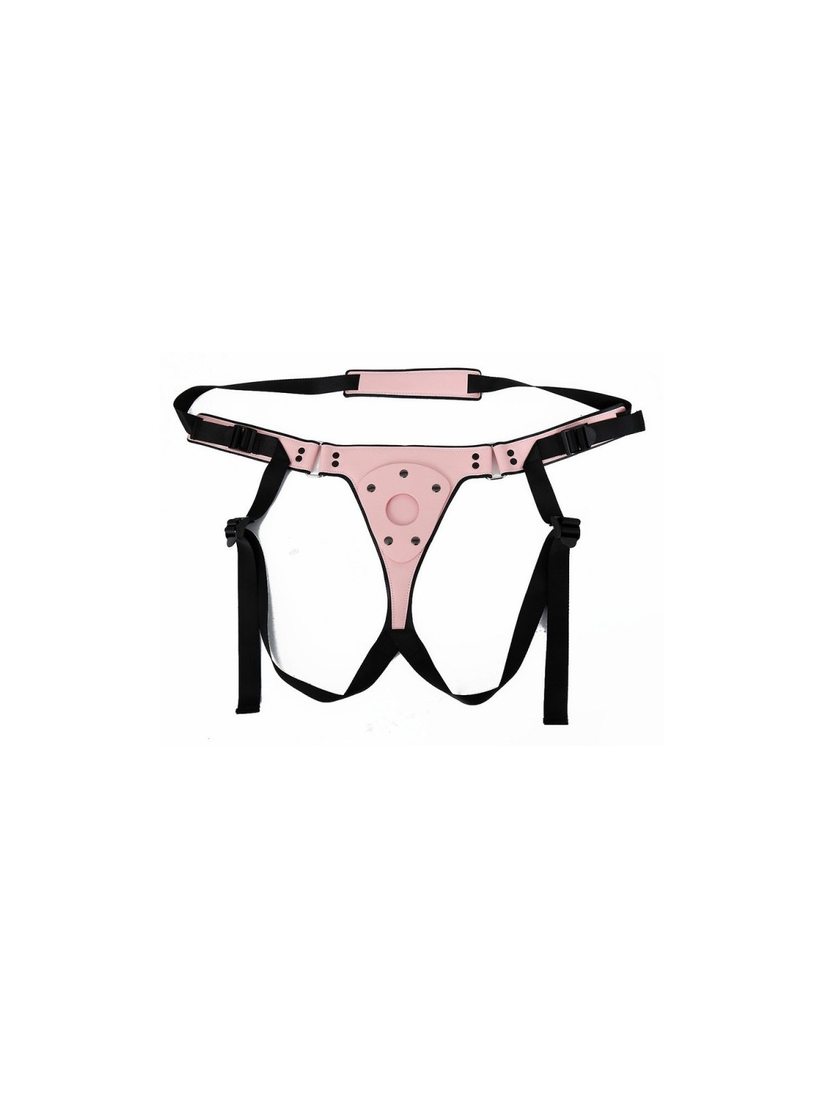 Alone harness Harness Gode-ceinture Pink Pants Rose This accessory is a harness to wear a dildo. It consists of the central part