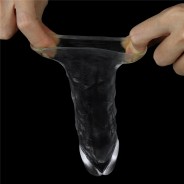 Rallonge de Pénis Gaine de pénis Flawless 15 x 4cm Transparente Précautions d'utilisation : Utiliser de préférence un lubrifiant