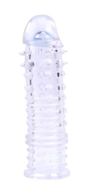 Penis extension Penis sheath Swirls 16 x 4cm Transparent The Swirls penis sheath is an accessory designed with a soft material a