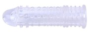 Rallonge de Pénis Gaine de pénis Swirls 16 x 4cm Transparente La gaine de pénis Swirls est un accessoire conçu avec une matière 