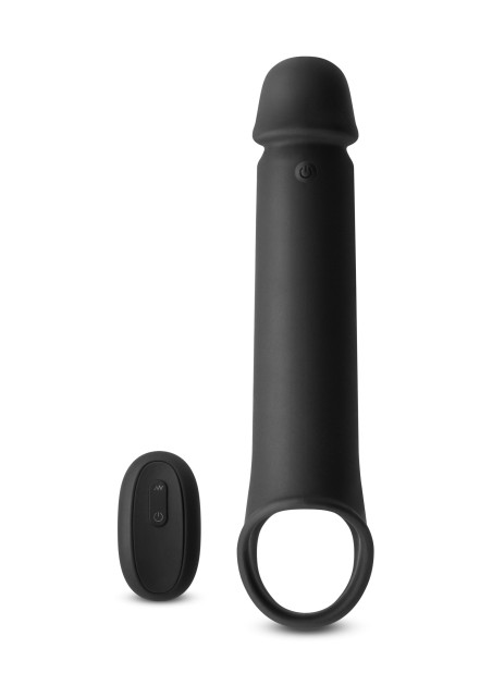 Penis extension Vibrating penis sheath Renegade Brute 18 x 4.5cm Black Instructions for use: Clean after each use Use a water-ba