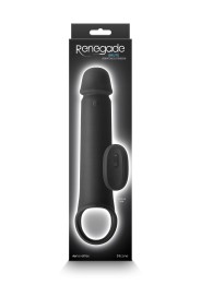 Penis extension Vibrating penis sheath Renegade Brute 18 x 4.5cm Black Instructions for use: Clean after each use Use a water-ba