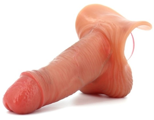 Penis extension Flexible Fake Penis Model C 11 x 4cm This flexible sheath is a false penis designed with realistic contours. The