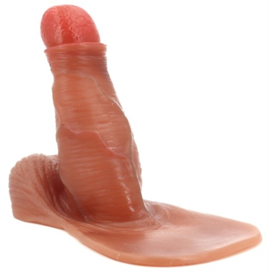 Penis extension Flexible Fake Penis Model C 11 x 4cm This flexible sheath is a false penis designed with realistic contours. The