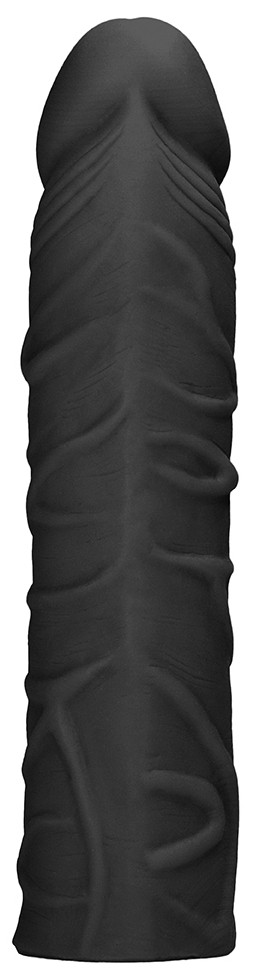 Penis extension Realrock penis sheath 17 x 4cm Black This black penis sheath is designed with a length of 17cm and a width of 4c