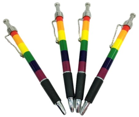 imports Stylo Rainbow Beau stylo Rainbow pour montrer ses préférences. Vendu à l'unité 21,46 €