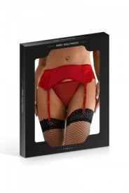 Porte-Jarretelles et Jarretières Porte-jarretelles en dentelle avec string rouge  25,27 €