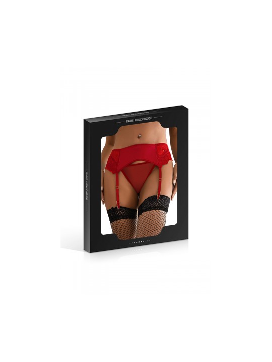 Porte-Jarretelles et Jarretières Porte-jarretelles en dentelle avec string rouge  25,27 €