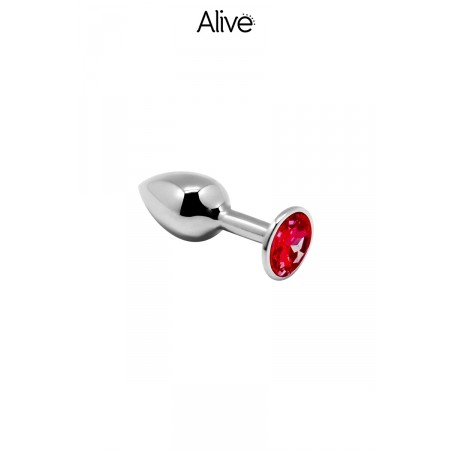 Sextoys en Métal Plug métal bijou rouge S - Alive  10,30 €