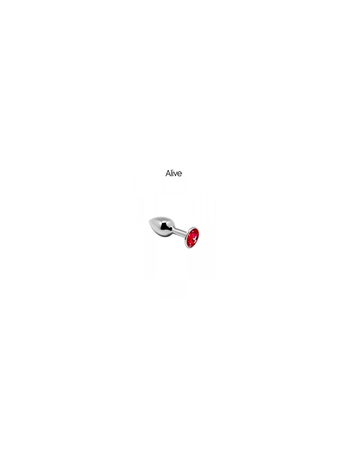 Sextoys en Métal Plug métal bijou rouge S - Alive  10,30 €