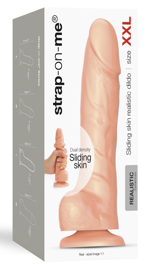 Strap on me Gode double densité sliding skin XXL - Strap On Me Précautions d'utilisation : Nettoyer après chaque utilisation Uti